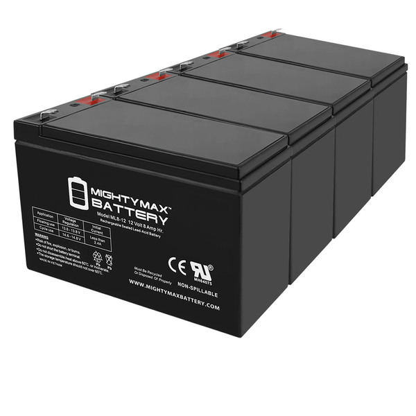 Mighty Max Battery 12V 8Ah SLA Battery Replacement for Centennial CB1280F1 - 4 Pack ML8-12MP416143109781
